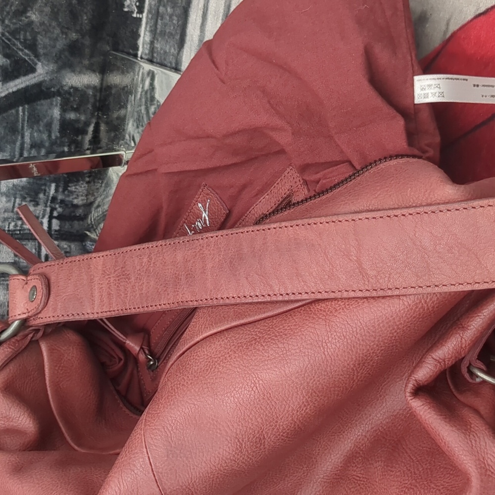 Free People Rare Find Raspberry Hobo - Picture 14 of 14